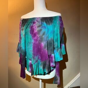 Vintage Y2K Va Va Voom by Joy Han off shoulder top size S